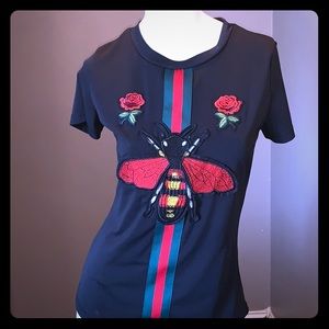 Black blouse new ❤️🎊 like Gucci